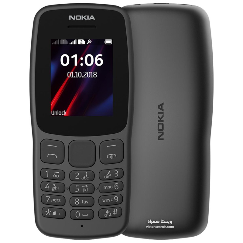 NOKIA 106 2018  BLACK