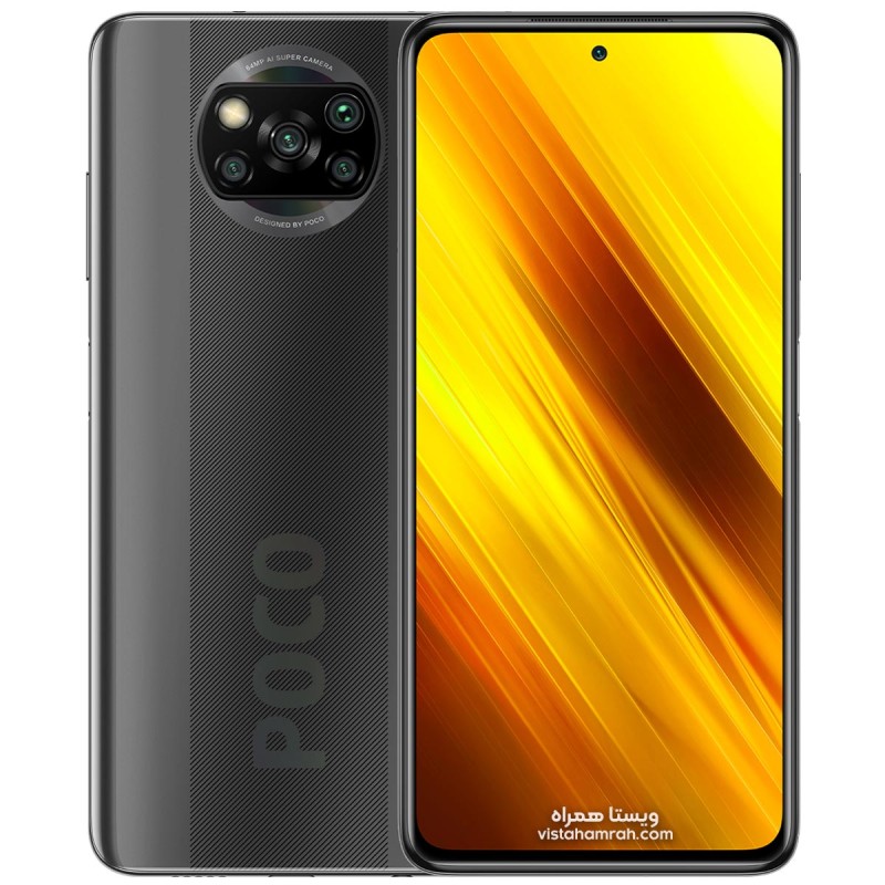گوشی موبایل دست دوم شیائومی مدل Poco X3 NFC 4G رنگ خاکستری دو سیم حافظه 64 گیگابایت و رم 6 گیگابایت