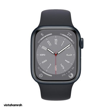 ساعت هوشمند اپل واچ سری 8 مدل 45mm بدنه آلومینیوم با بند سیلیکونی