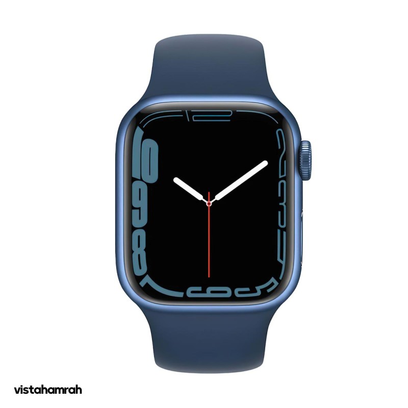 ساعت هوشمند اپل واچ سری 7 مدل 41mm بدنه آلومینیوم با بند سیلیکونی