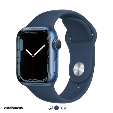 ساعت هوشمند اپل واچ سری 7 مدل 41mm بدنه آلومینیوم با بند سیلیکونی