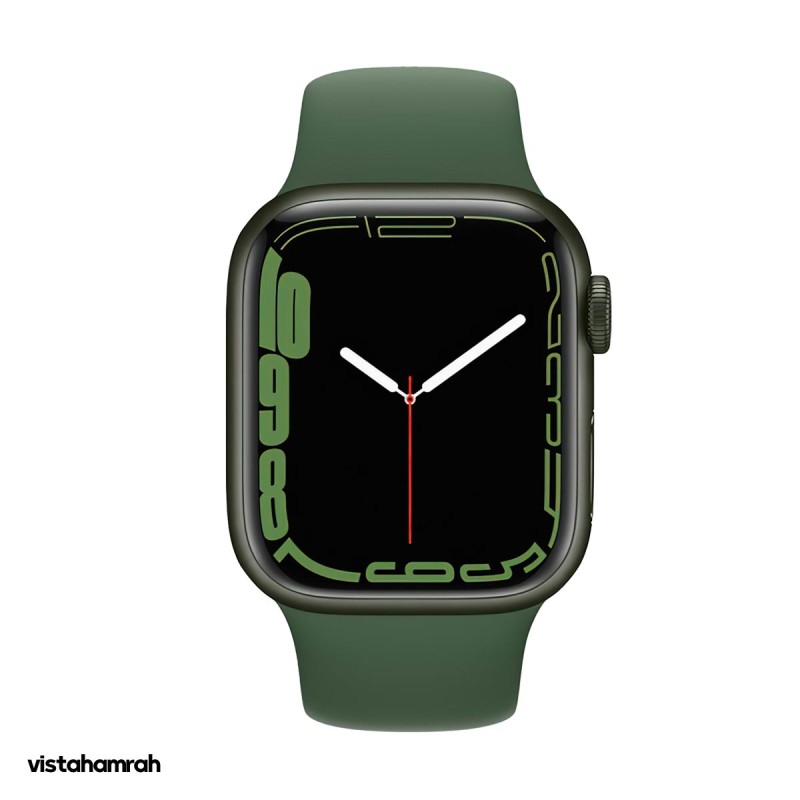 ساعت هوشمند اپل واچ سری 7 مدل 41mm بدنه آلومینیوم با بند سیلیکونی