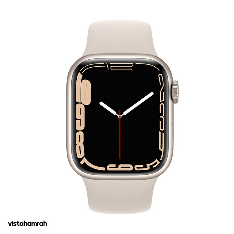 ساعت هوشمند اپل واچ سری 7 مدل 41mm بدنه آلومینیوم با بند سیلیکونی