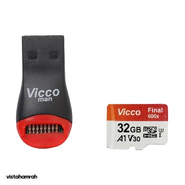 کارت حافظه microSDHC ویکومن مدل Final 600X کلاس 10 استاندارد UHS-I U3 سرعت 90MBps ظرفیت 32 گیگابایت