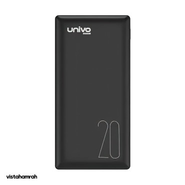 پاوربانک یونیوو مدل UN20 ظرفیت 20000 میلی آمپر ساعت