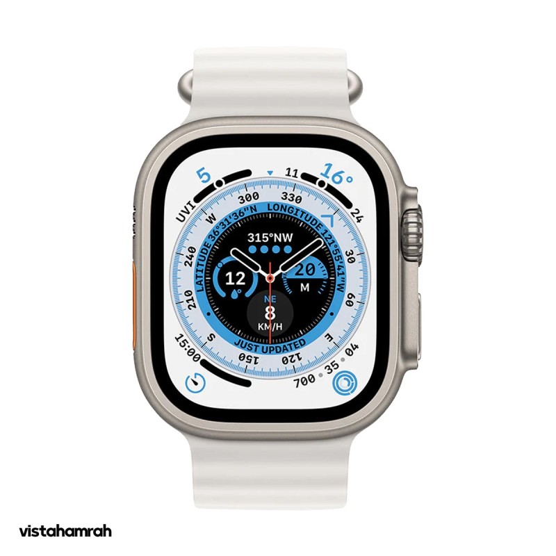 ساعت هوشمند اپل واچ اولترا مدل 49mm بدنه تیتانیوم با بند اوشن
