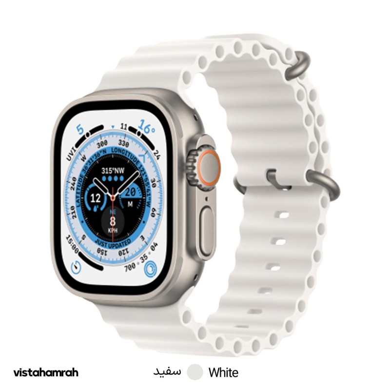 ساعت هوشمند اپل واچ اولترا مدل 49mm بدنه تیتانیوم با بند اوشن