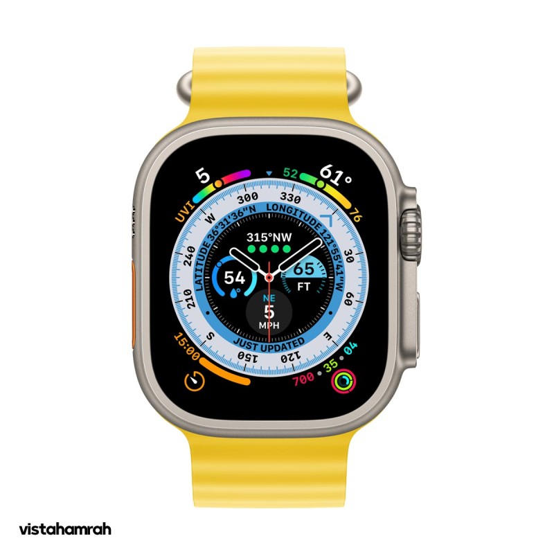 ساعت هوشمند اپل واچ اولترا مدل 49mm بدنه تیتانیوم با بند اوشن