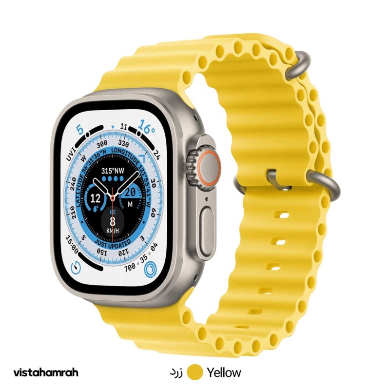 ساعت هوشمند اپل واچ اولترا مدل 49mm بدنه تیتانیوم با بند اوشن
