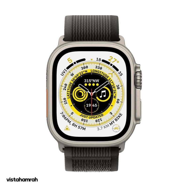 ساعت هوشمند اپل واچ اولترا مدل 49mm بدنه تیتانیوم با بند تریل