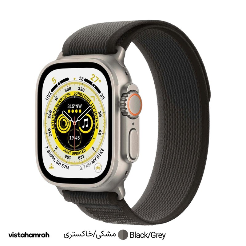 ساعت هوشمند اپل واچ اولترا مدل 49mm بدنه تیتانیوم با بند تریل