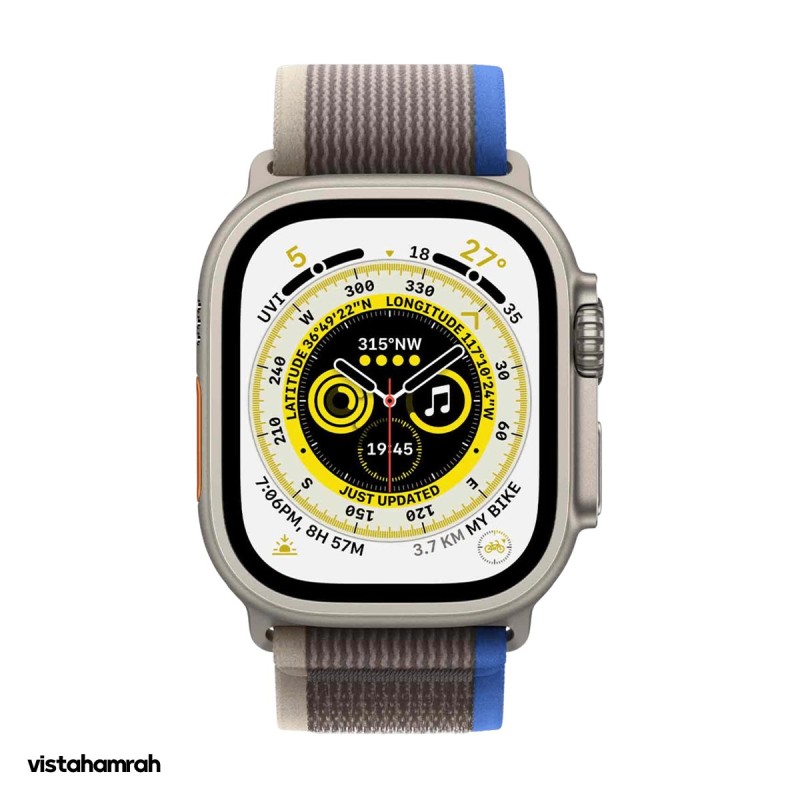 ساعت هوشمند اپل واچ اولترا مدل 49mm بدنه تیتانیوم با بند تریل