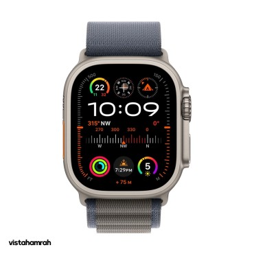 ساعت هوشمند اپل واچ اولترا سری 2 مدل 49mm بدنه تیتانیوم با بند آلپاین