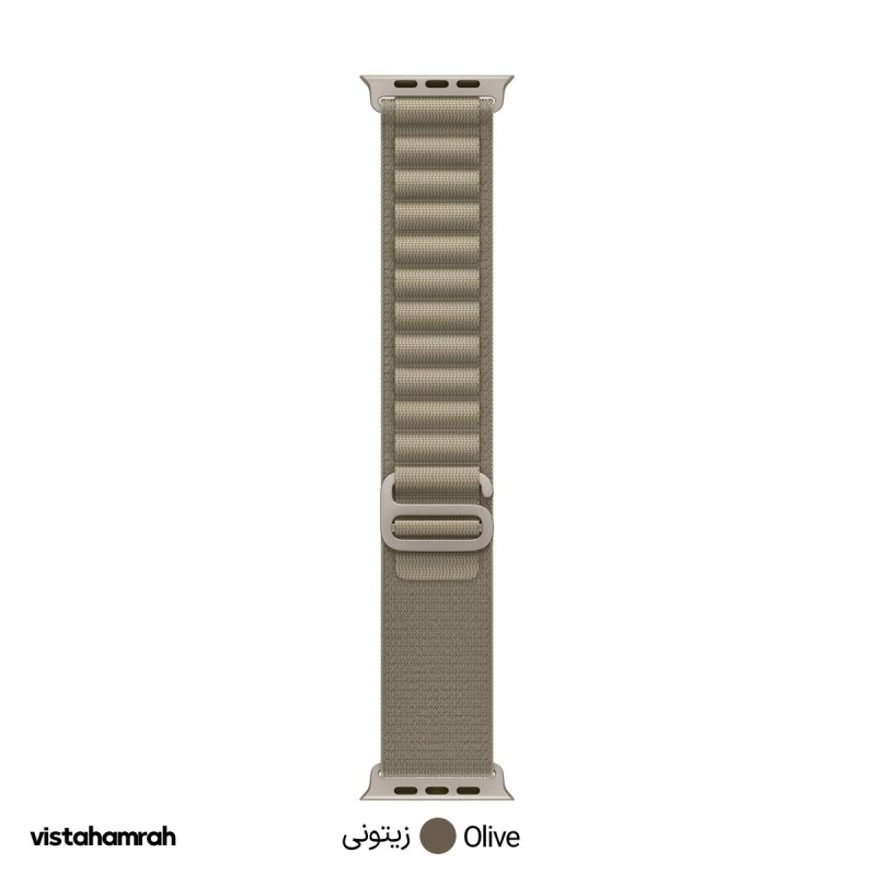 ساعت هوشمند اپل واچ اولترا سری 2 مدل 49mm بدنه تیتانیوم با بند آلپاین