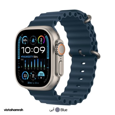 ساعت هوشمند اپل واچ اولترا سری 2 مدل 49mm بدنه تیتانیوم با بند اوشن