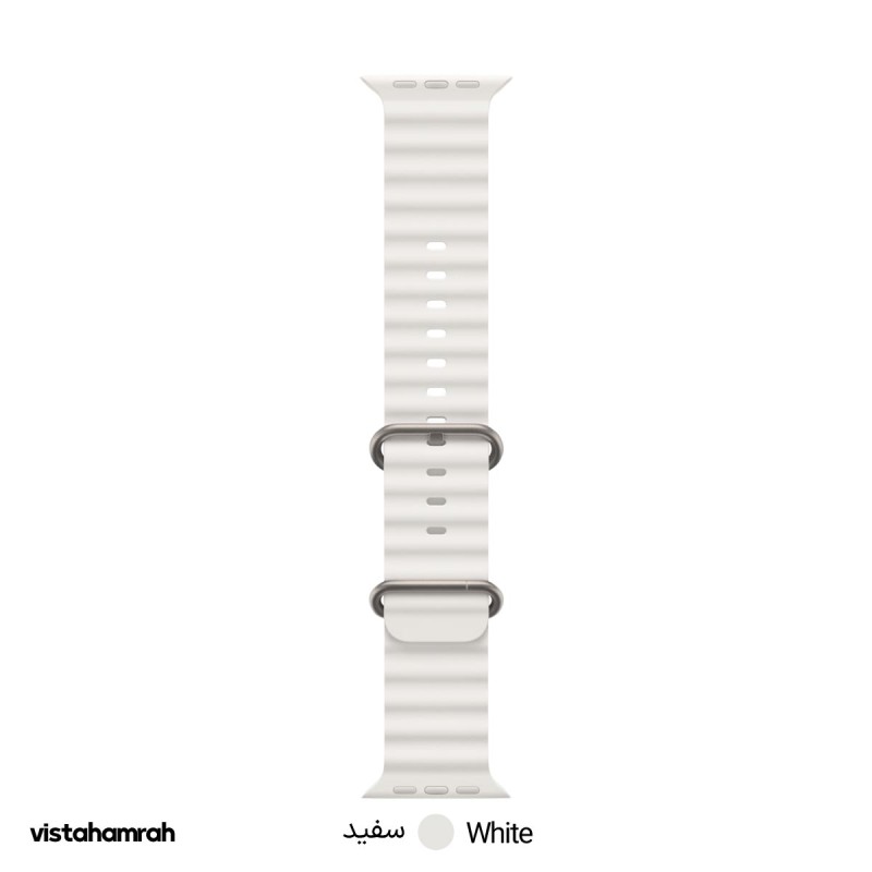ساعت هوشمند اپل واچ اولترا سری 2 مدل 49mm بدنه تیتانیوم با بند اوشن
