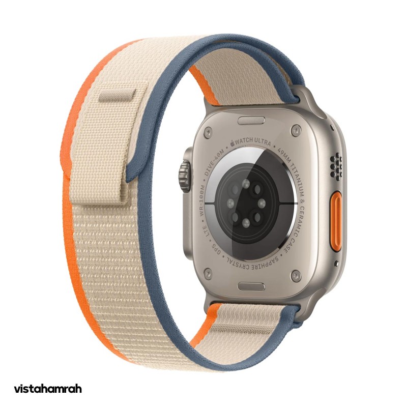 ساعت هوشمند اپل واچ اولترا سری 2 مدل 49mm بدنه تیتانیوم با بند تریل