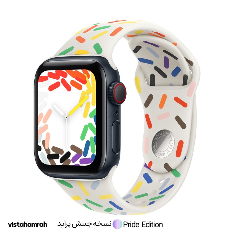 ساعت هوشمند اپل واچ سری (SE 2 (2023 مدل 40mm بدنه آلومینیوم با بند سیلیکونی