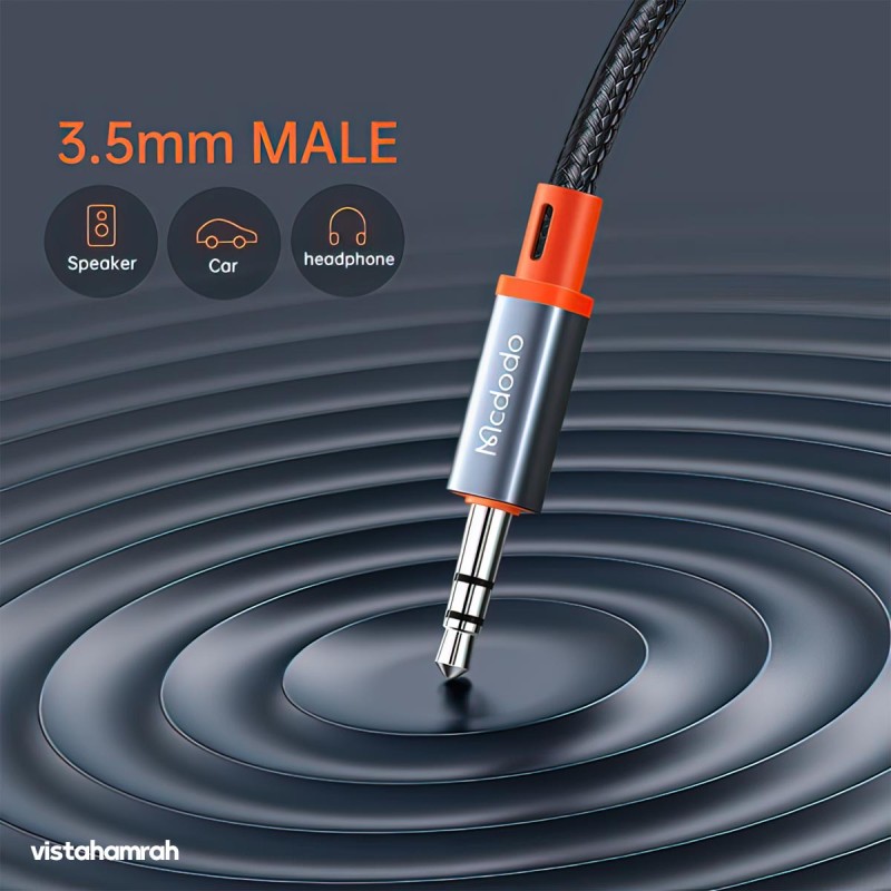 کابل تبدیل لایتنینگ به جک AUX 3.5mm مک دودو مدل CA-0780 طول 1.2 متر
