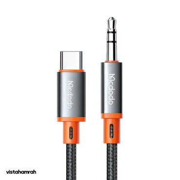 کابل تبدیل تایپ سی به جک AUX 3.5mm مک دودو مدل CA-0820 طول 1.2 متر