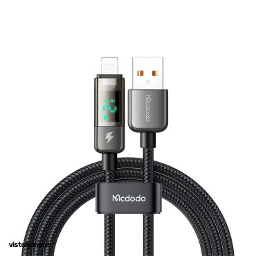 کابل شارژ قطع کن دار لایتنینگ مک دودو مدل CA-3621 طول 1.8 متر