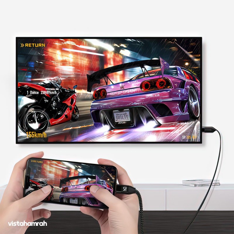 کابل تبدیل تايپ سی به HDMI مک دودو مدل CA-5880 طول 2 متر