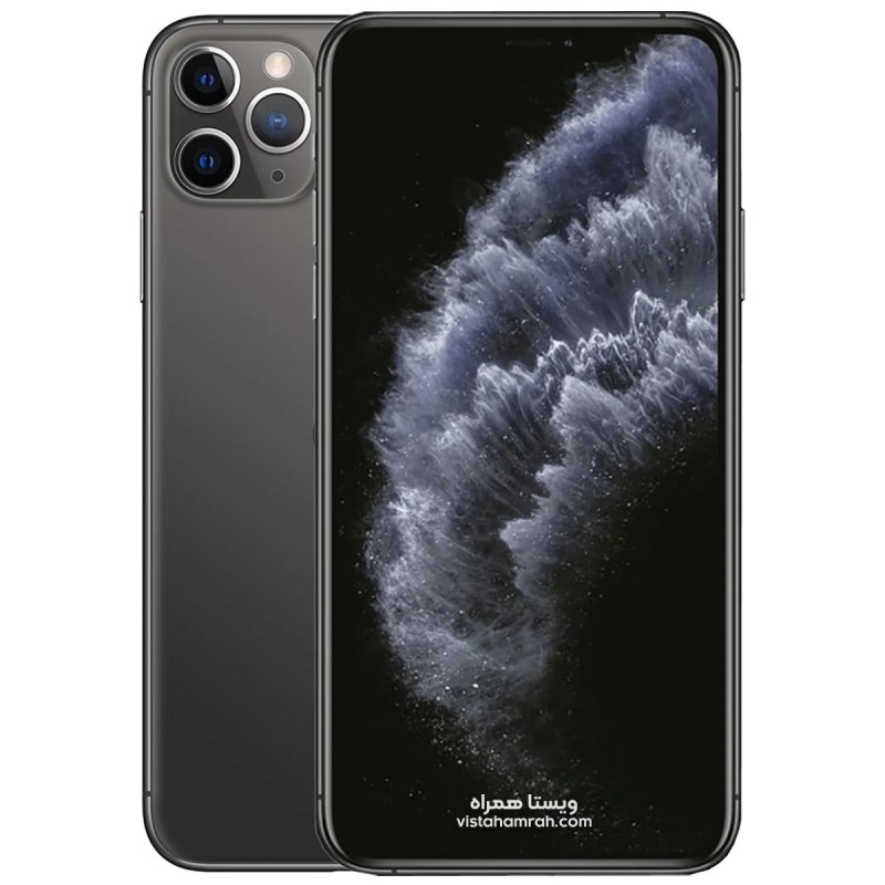 گوشی موبایل دست دوم اپل مدل iPhone 11 Pro Max رنگ خاکستری دو سیم حافظه 256 گیگابایت و رم 4 گیگابایت