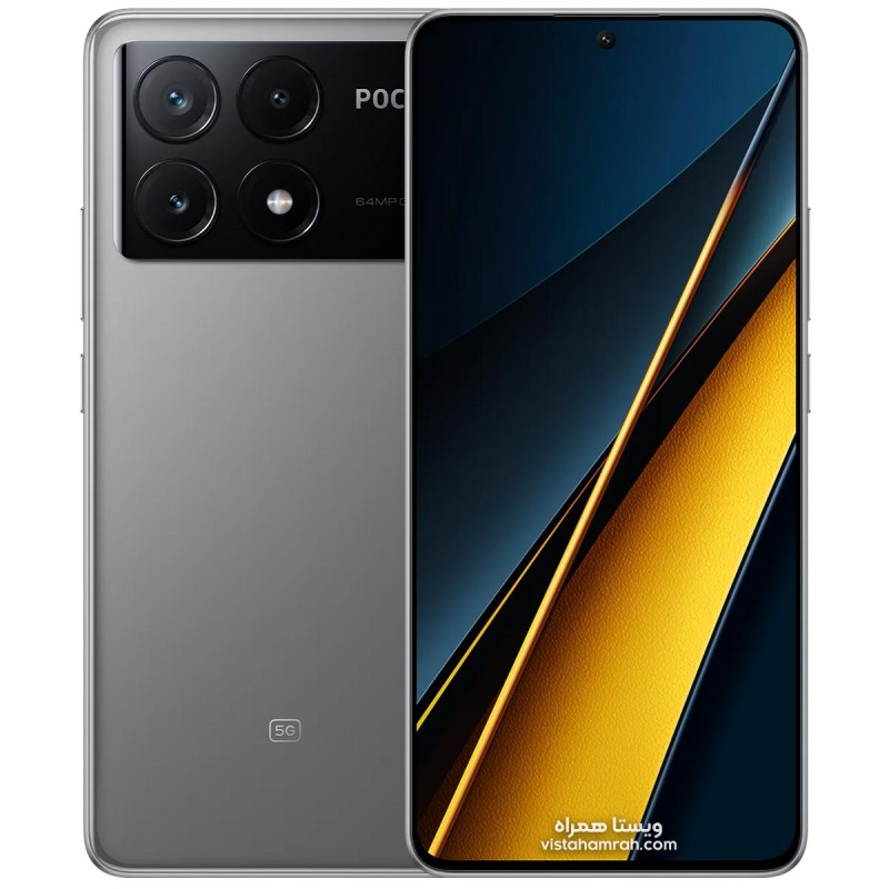 گوشی موبایل شیائومی مدل Poco X6 Pro 5G دو سیم حافظه 512 گیگابایت و رم 12 گیگابایت