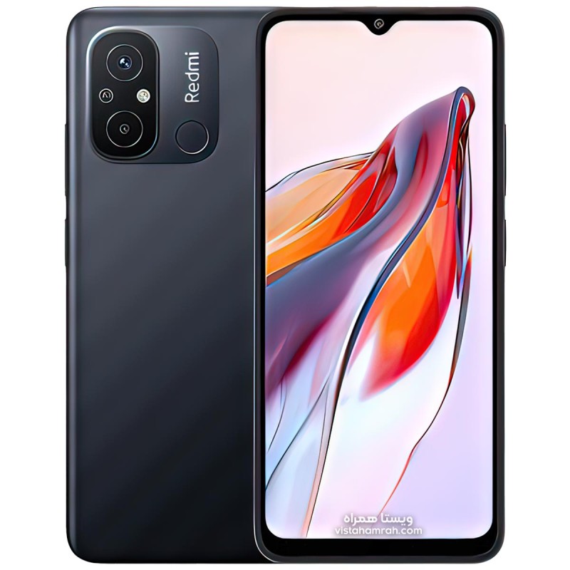 گوشی موبایل شیائومی مدل Redmi 12C 4G دو سیم حافظه 64 گیگابایت و رم 3 گیگابایت
