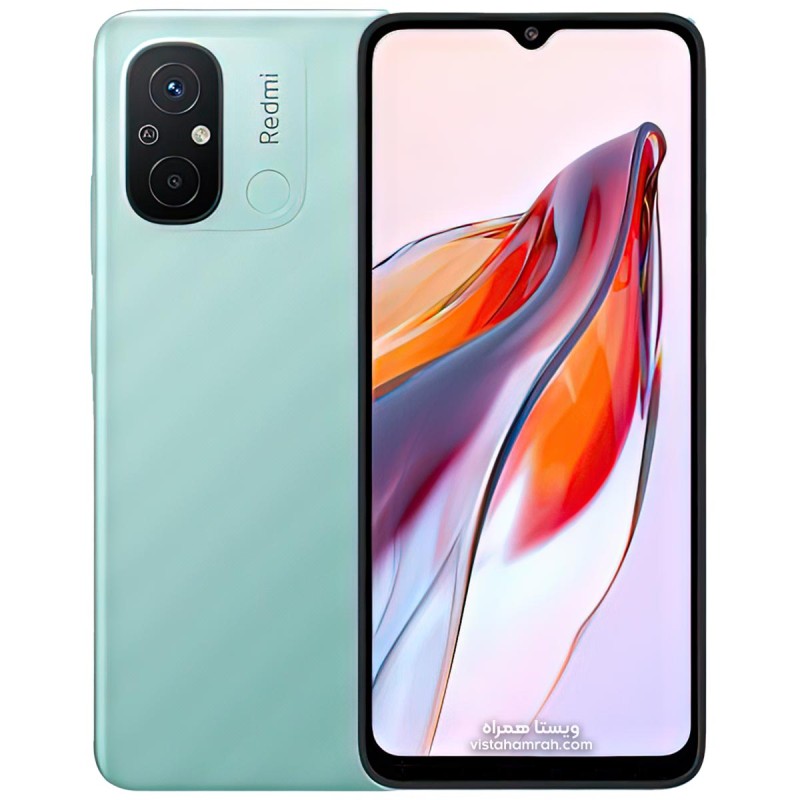 گوشی موبایل شیائومی مدل Redmi 12C 4G دو سیم حافظه 64 گیگابایت و رم 3 گیگابایت