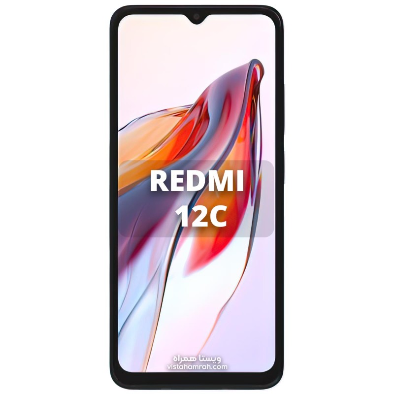 گوشی موبایل شیائومی مدل Redmi 12C 4G دو سیم حافظه 64 گیگابایت و رم 3 گیگابایت