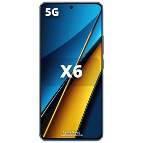 گوشی موبایل شیائومی مدل Poco X6 5G دو سیم حافظه 256 گیگابایت و رم 12 گیگابایت