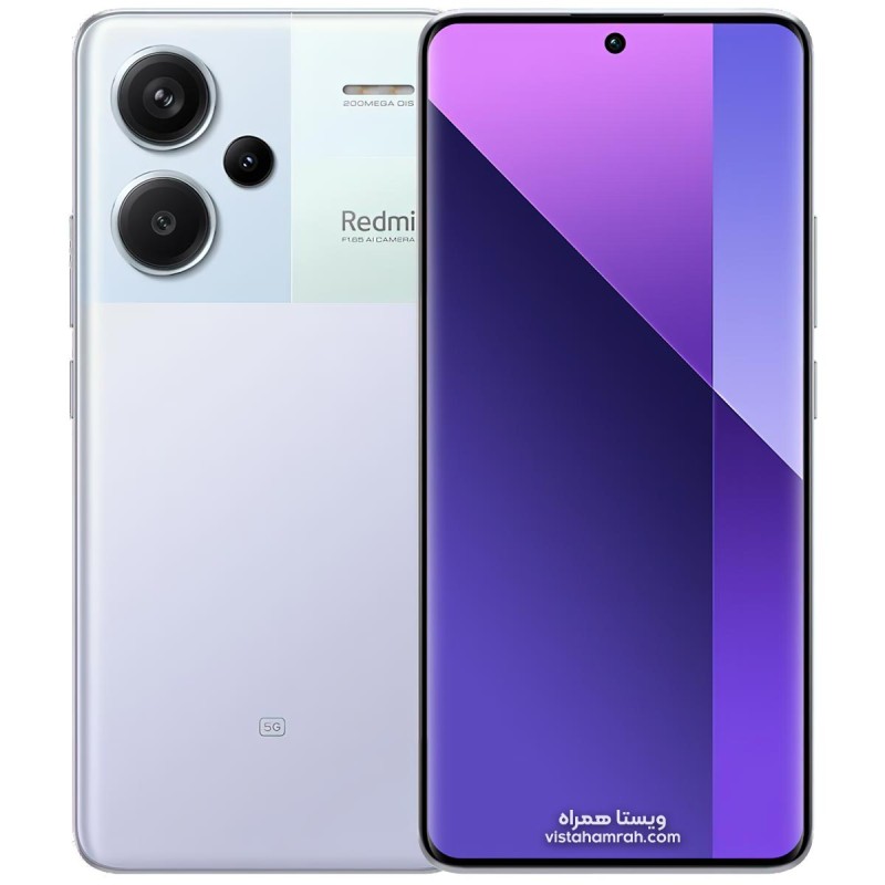 گوشی موبایل شیائومی مدل Redmi Note 13 Pro Plus 5G دو سیم حافظه 512 گیگابایت و رم 12 گیگابایت به همراه شارژر