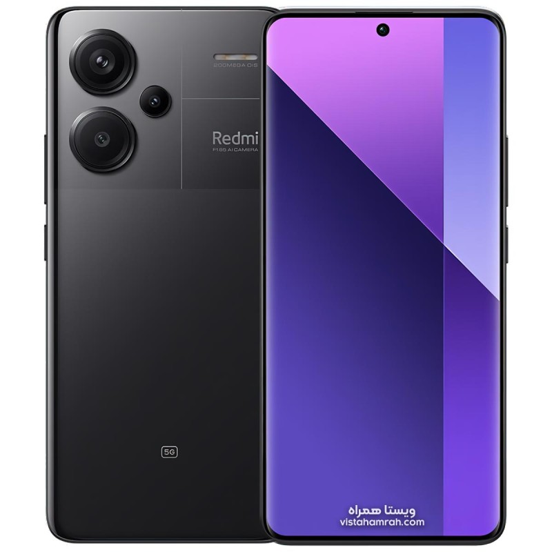 گوشی موبایل شیائومی مدل Redmi Note 13 Pro Plus 5G دو سیم حافظه 512 گیگابایت و رم 12 گیگابایت به همراه شارژر