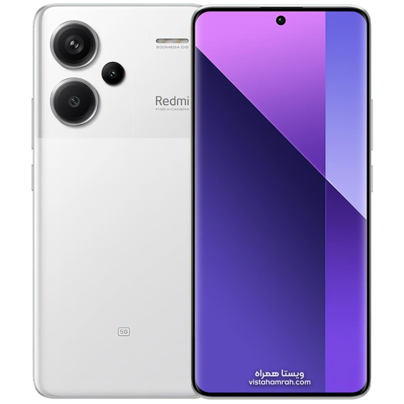 گوشی موبایل شیائومی مدل Redmi Note 13 Pro Plus 5G دو سیم حافظه 512 گیگابایت و رم 12 گیگابایت به همراه شارژر