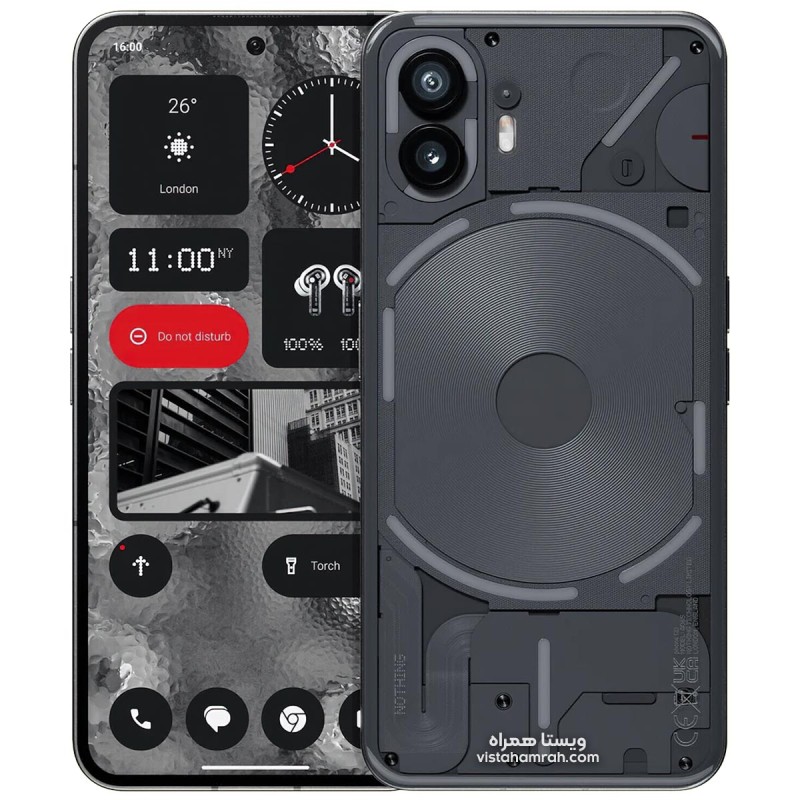 گوشی موبایل ناتینگ مدل Nothing Phone 2 5G دو سیم حافظه 256 گیگابایت و رم 12 گیگابایت