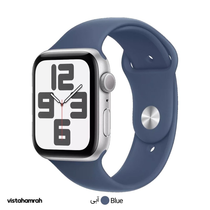 ساعت هوشمند اپل واچ سری (SE Gen2 (2024 مدل 44mm بدنه آلومینیوم با بند سیلیکونی