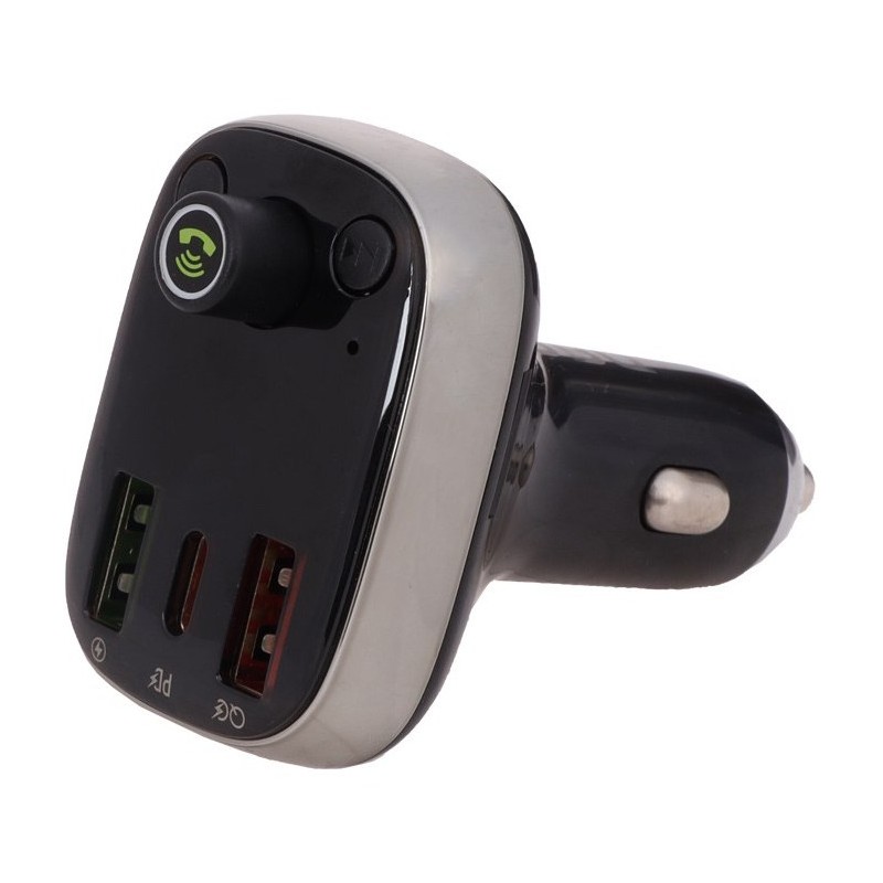 شارژر فندکی 36 وات جی بی کیو مدل  CC-BM3 + FM RADIO + RAM