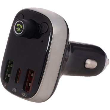 شارژر فندکی 36 وات جی بی کیو مدل  CC-BM3 + FM RADIO + RAM