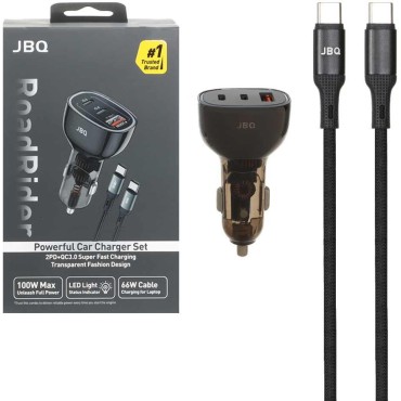 شارژر فندکی 100وات جی بی کیو مدل  C314942