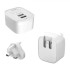 شارژر دیواری الدینیو مدل A201 به همراه کابل تبدیل microUSB