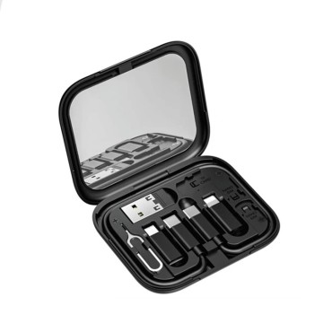 کابل تبدیل USB-C/USB به لایتنینگ/USB-C/MicroUSB بیوا مدل C-18