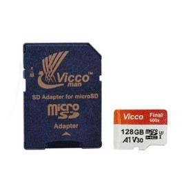 کارت حافظه microSDHC ویکومن مدل Final 600X کلاس 10 استاندارد UHS-I U3 سرعت 90MBps ظرفیت 128 گیگابایت